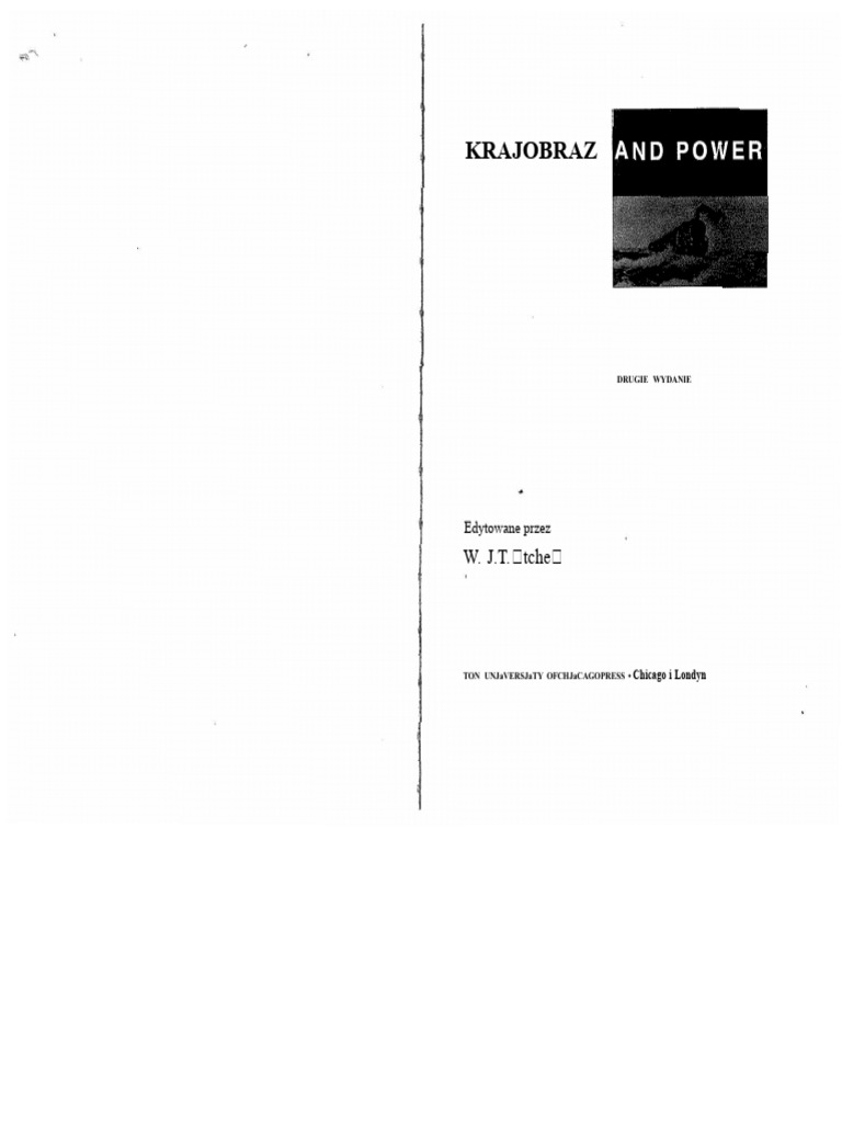 W J T Mitchell Krajobraz I Władza PDF PDF