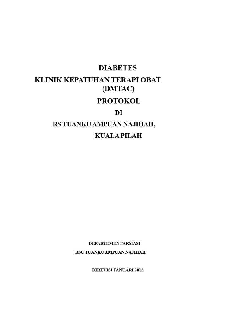 Protokol DMTAC Tuanku Ampuan Najihah Kuala Pilah Pembaruan Maret 2013[1 ...