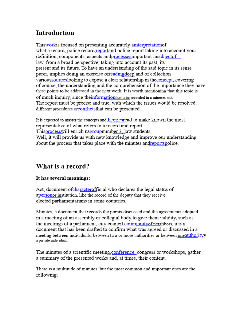 Police Reports and Records | PDF | Police | Arrest