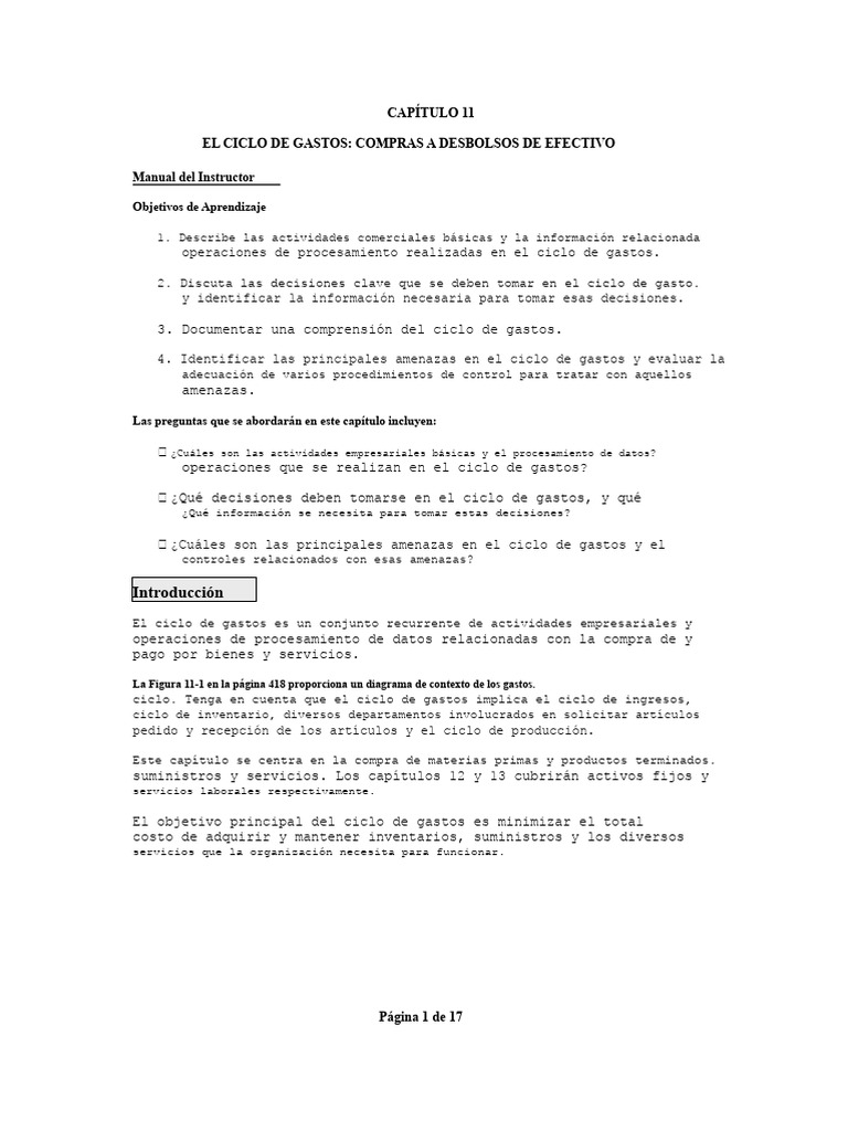 Ciclo de Gastos: Compras y Control Financiero | PDF | Cuentas por pagar ...