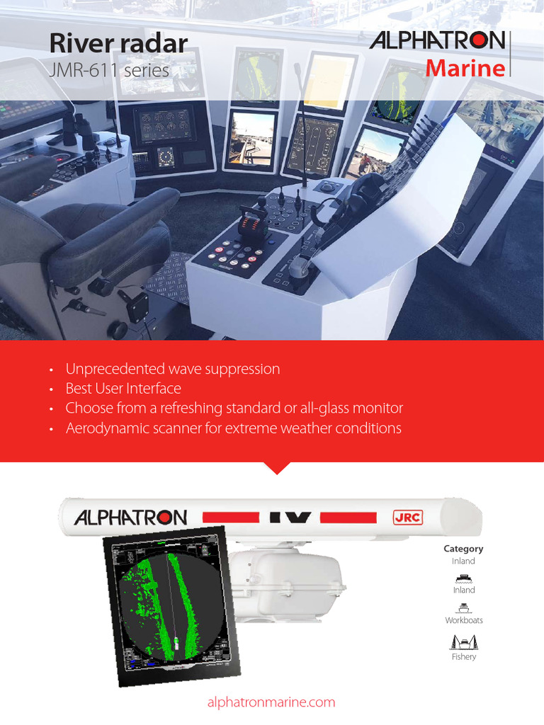 JMR-611 River Radar Features Overview | PDF | Radar | Computer Monitor