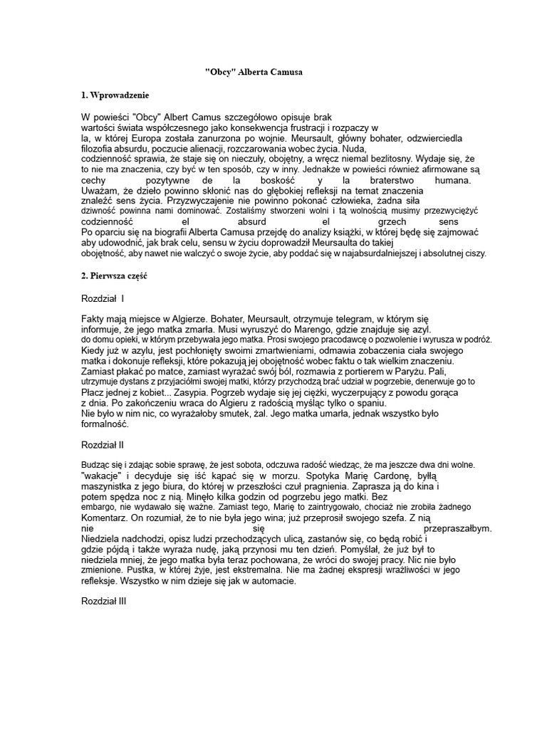 Obcy | PDF