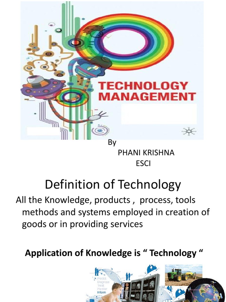 Technology Management Overview | PDF | Strategic Management | Forecasting