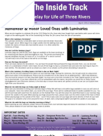 Relay For Life of Three Rivers April 2012 Newsletter