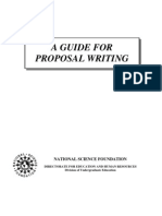 Guide To Proposal Writing