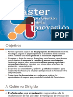 Máster en Gestión de La Innovación