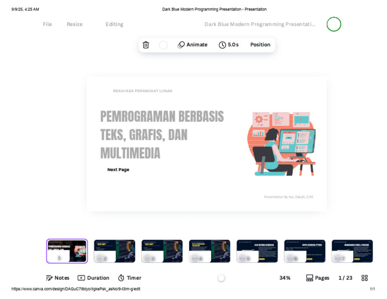 Pemrograman Berbasis Teks Grafis Dan Multimedia | PDF