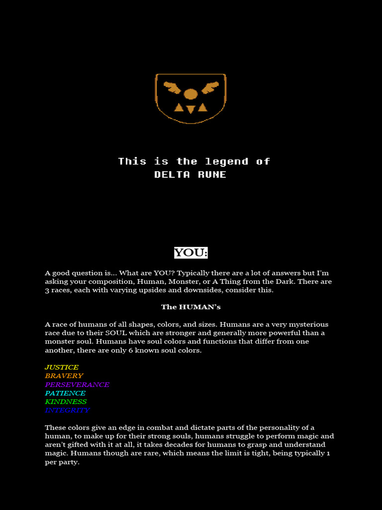 Deltarune - A Roaring System | PDF