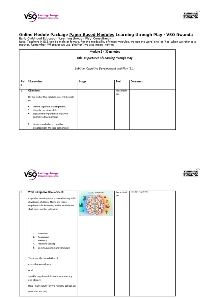 Importance of Play in Cognitive Development | PDF | Memory | Executive ...