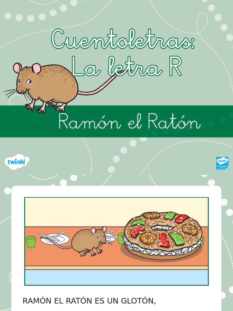 Ramón el Ratón: Dulces y Deporte | PDF