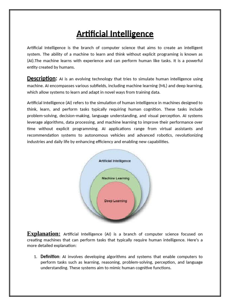 Artificial Intelligence | PDF | Artificial Intelligence | Intelligence ...