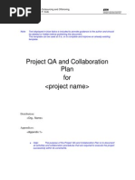 Project QA, Collab Plan