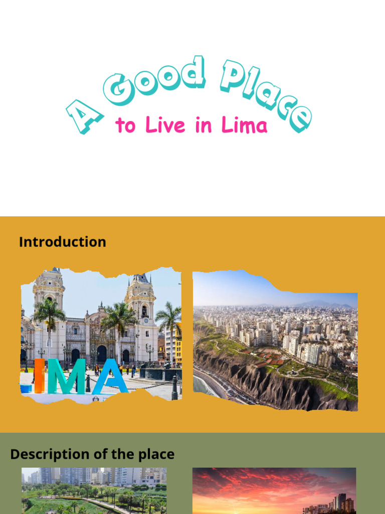 A Good Place To Live in My City | PDF