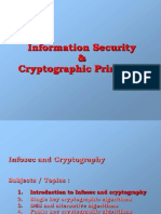 Information Security & Cryptographic Principles