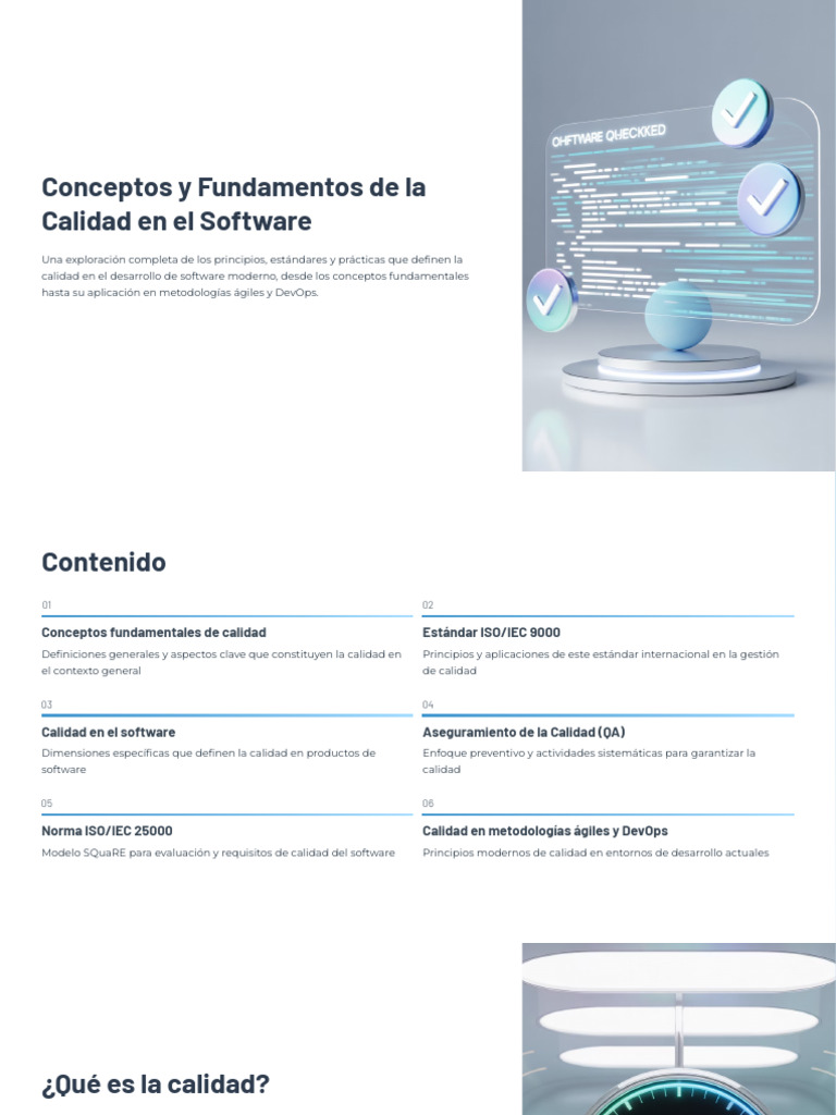 Fundamentos de Calidad en Software | PDF | Calidad (comercial) | Software