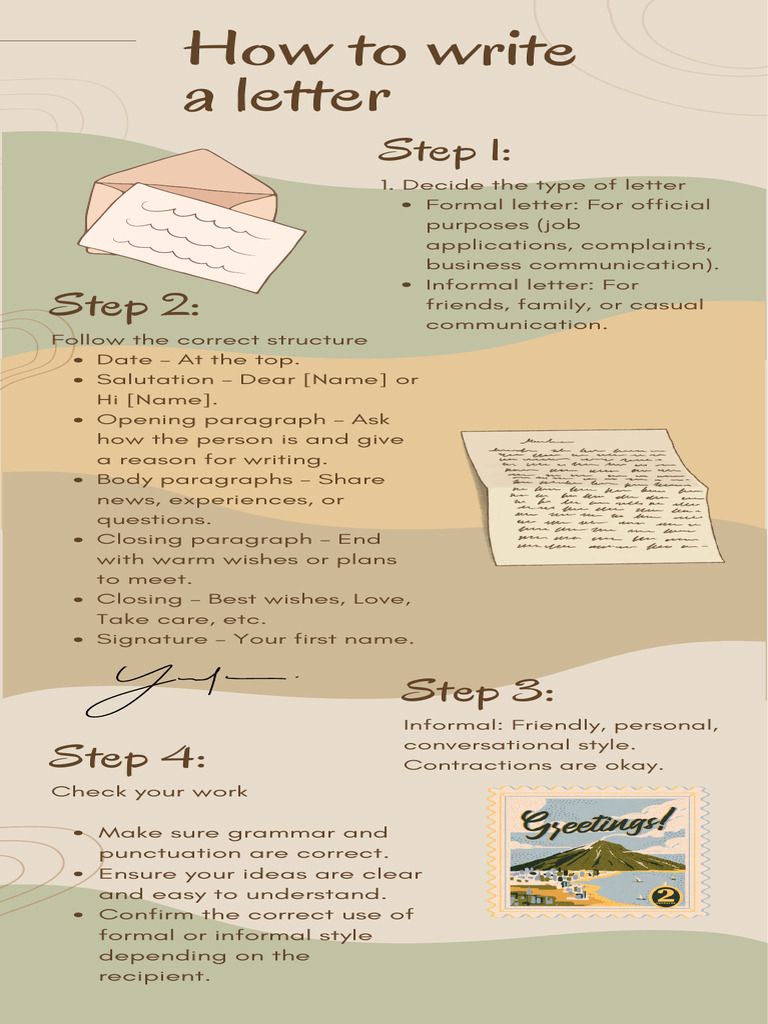 How to Write a Letter: Step-by-Step Guide | PDF