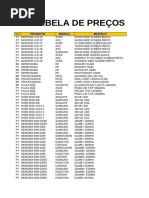 Lista de Preços de Acessórios e Equipamentos | PDF | Computadores