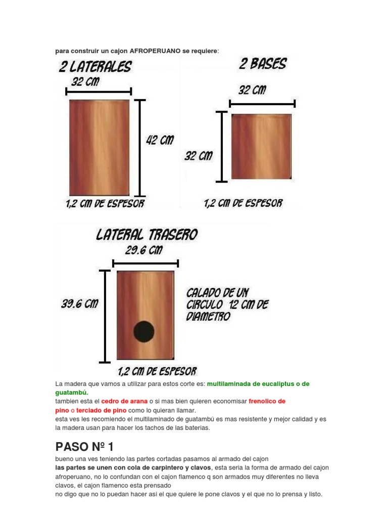 cajon peruano Ocio Entretenimiento (general) Prueba gratuita de