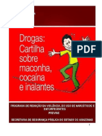 Cartilha - Drogas - Maconha Cocaína e Inalantes