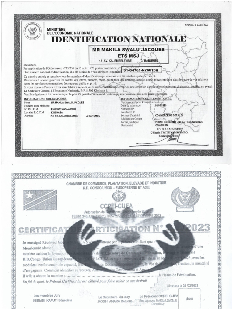 Attestation CC | PDF