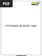 Atividades de Artes para 4º Ano | PDF | Desenho | Cor