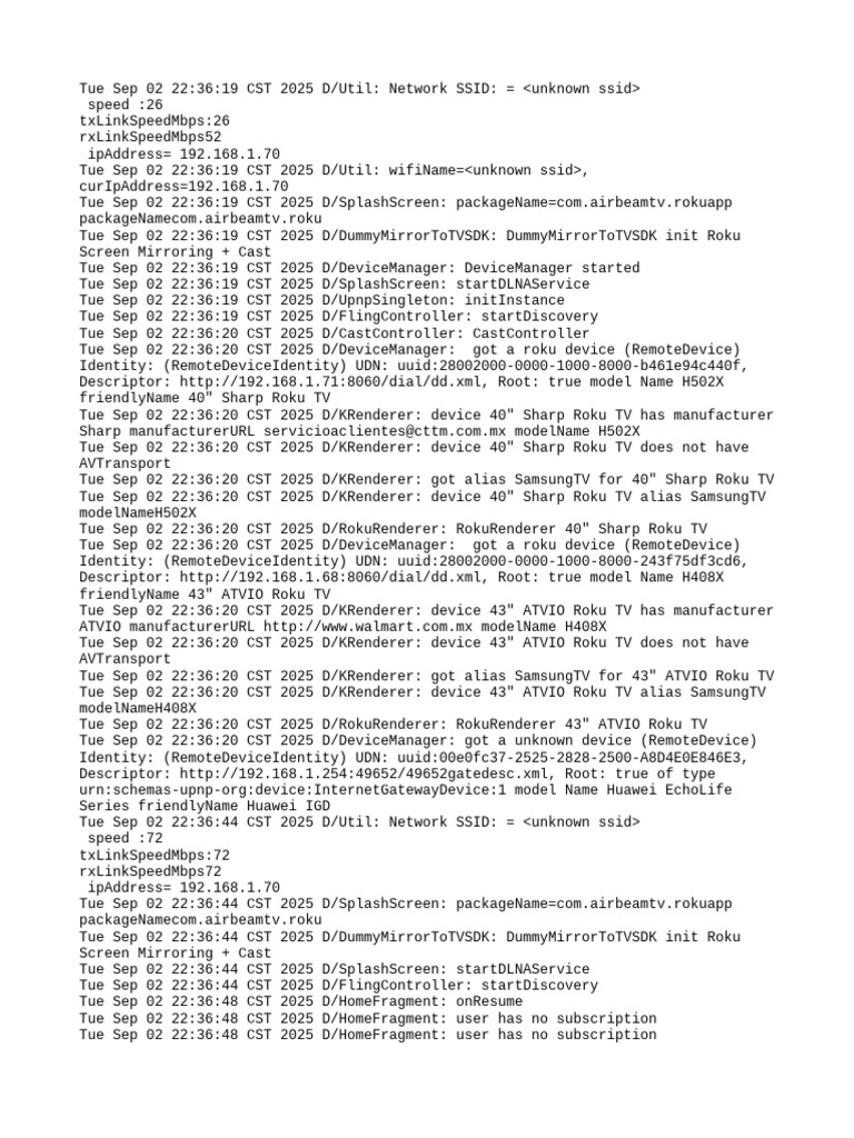 Ourlog 6765 | PDF | Internet Protocols | Telecommunications