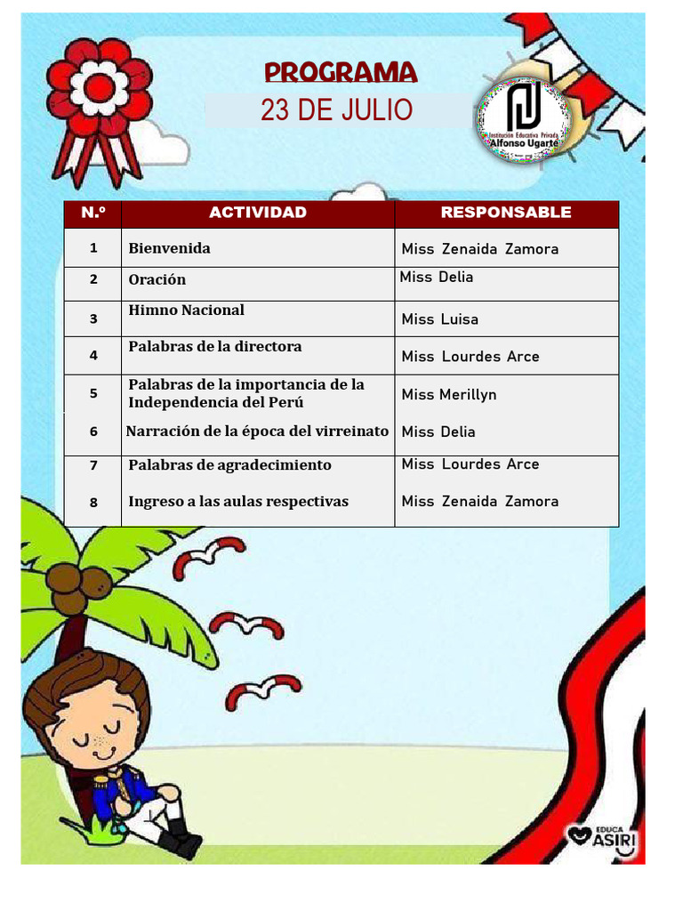 Programa 23 de Julio | PDF