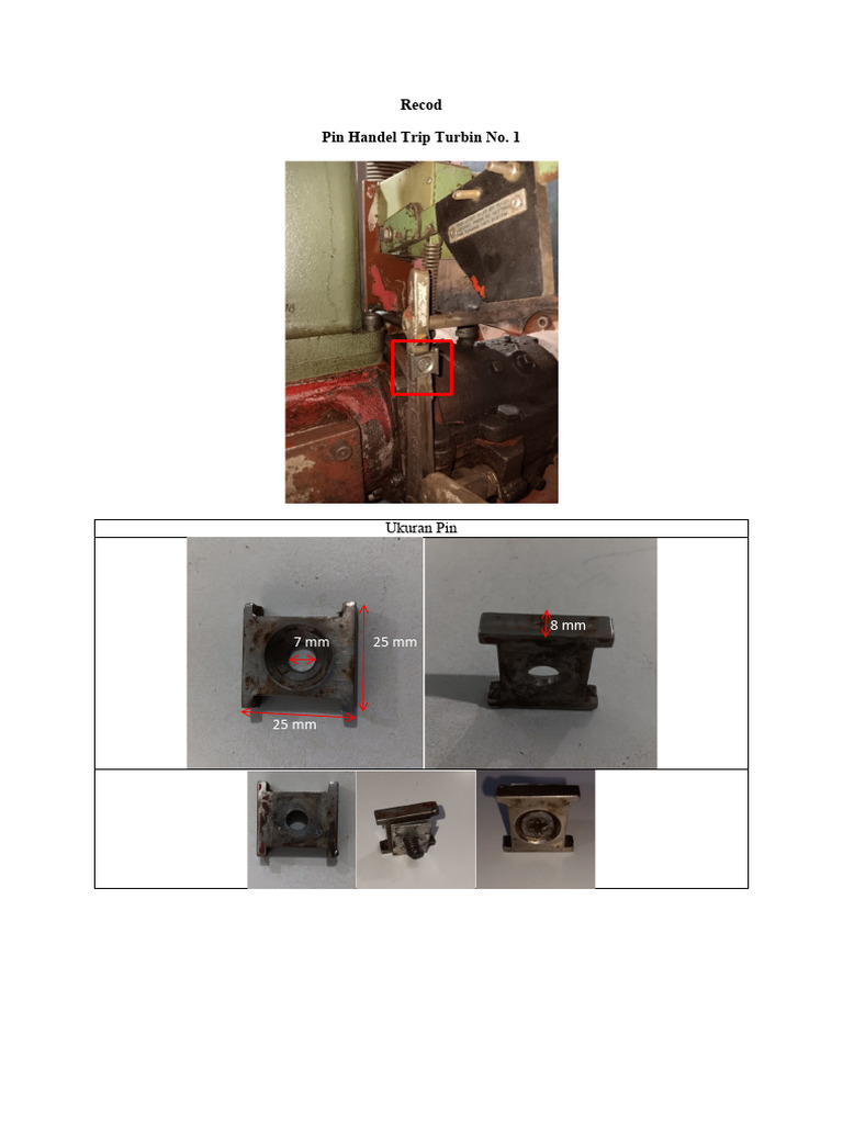 Recod Pin Handale Trip Turbin No. 1 | PDF