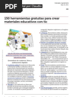 Download 150 Herramientas Gratuitas Para Crear Materiales Educativos Didacticos Con Tic by Claudio Ariel Clarenc SN91418270 doc pdf
