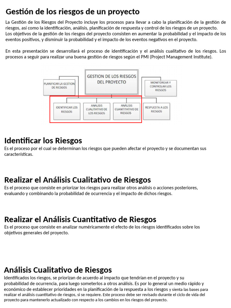 Gestión de Riesgos en Proyectos Efectiva | PDF | Riesgo | Estadísticas