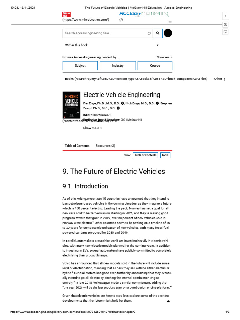Future Trends in Electric Vehicles | PDF | Electric Car | Electric Vehicle