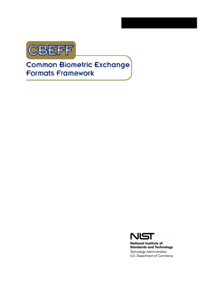 Common Biometric Exchange Formats Framework (CBEFF) | PDF | Information ...