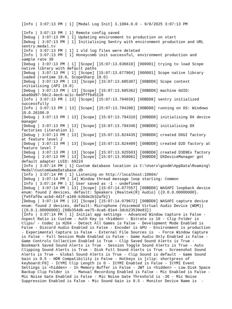 FiveM File Debug Log Analysis | PDF | Graphics Processing Unit | Computing