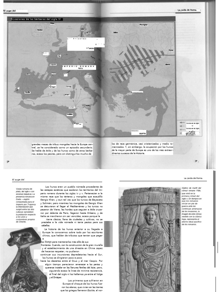Invasiones de los Hunos en Europa | PDF | Europa antigua | Roma antigua