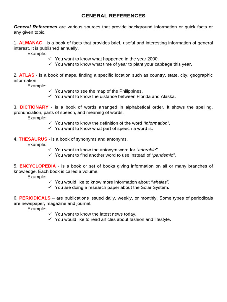 General References | PDF