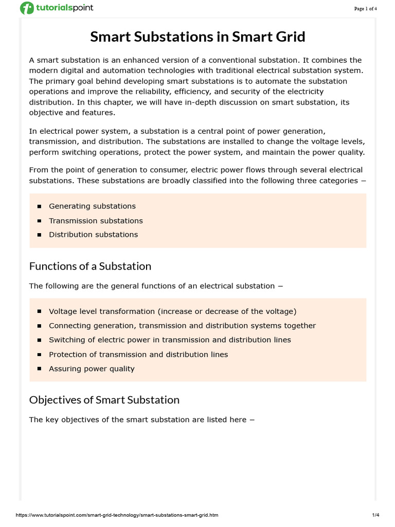 2.smart Substations in Smart Grid | PDF | Electrical Grid | Electric ...