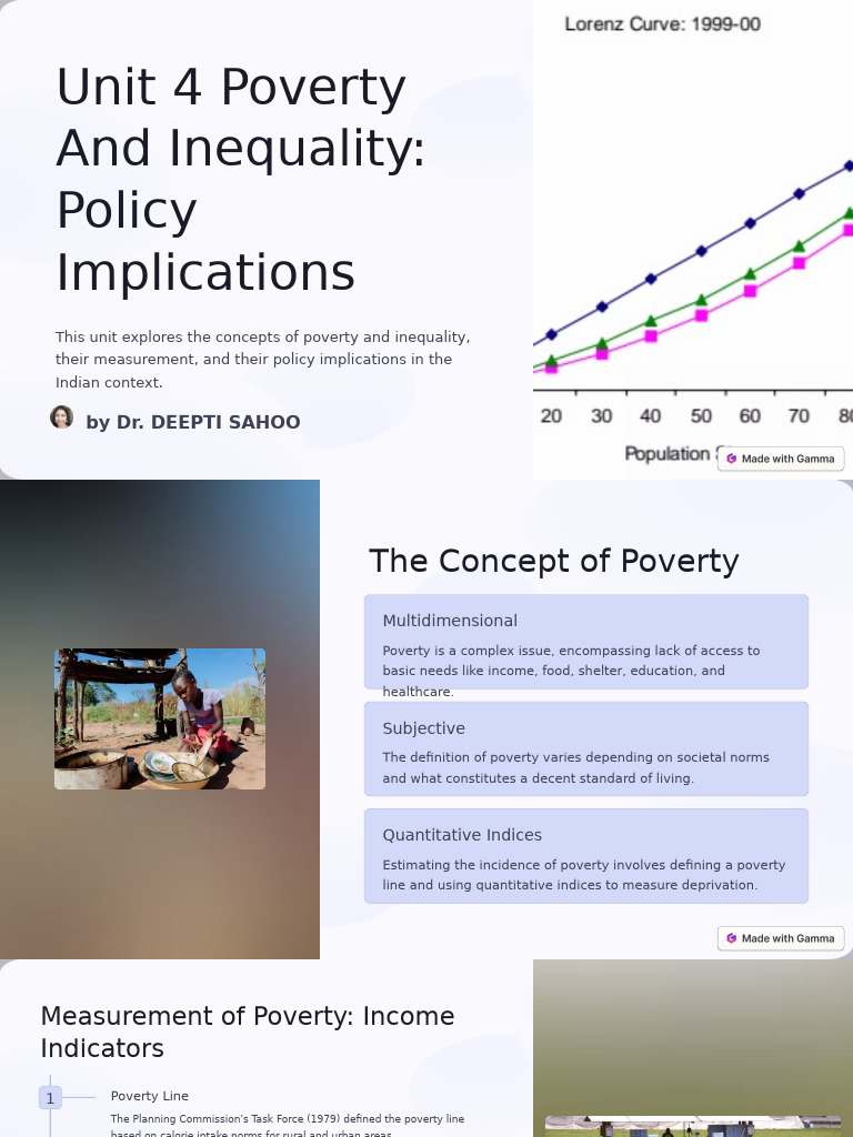 Poverty and Inequality in India: Insights | PDF | Poverty | Poverty ...