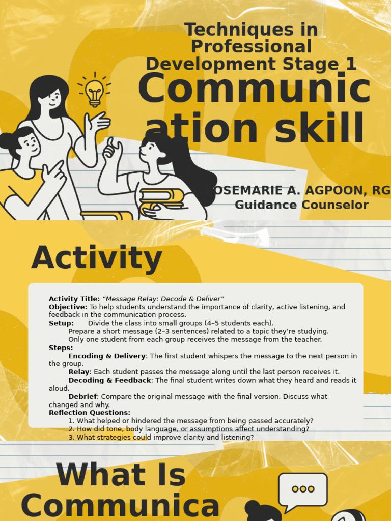 Communication Skills for Professionals | PDF | Communication ...