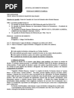 Apostila de Direito Romano - Pessoa e Familia