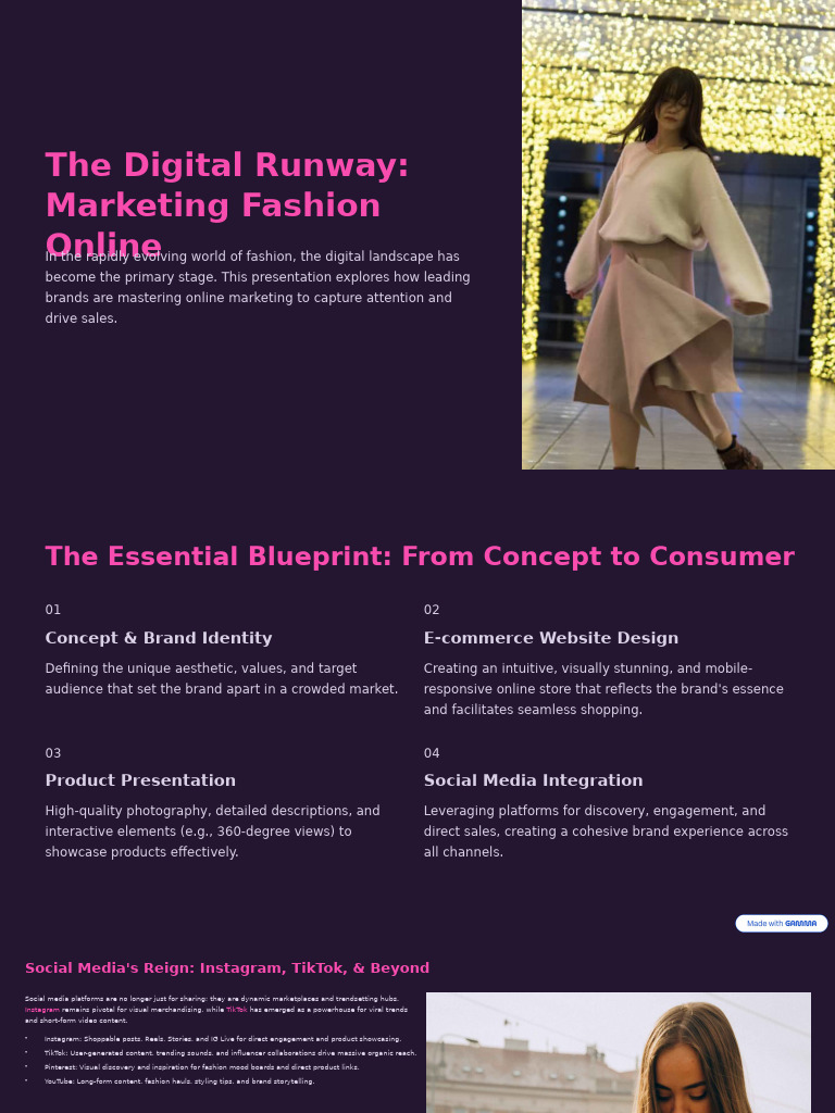 The Digital Runway Marketing Fashion Online | PDF | Brand | Fashion