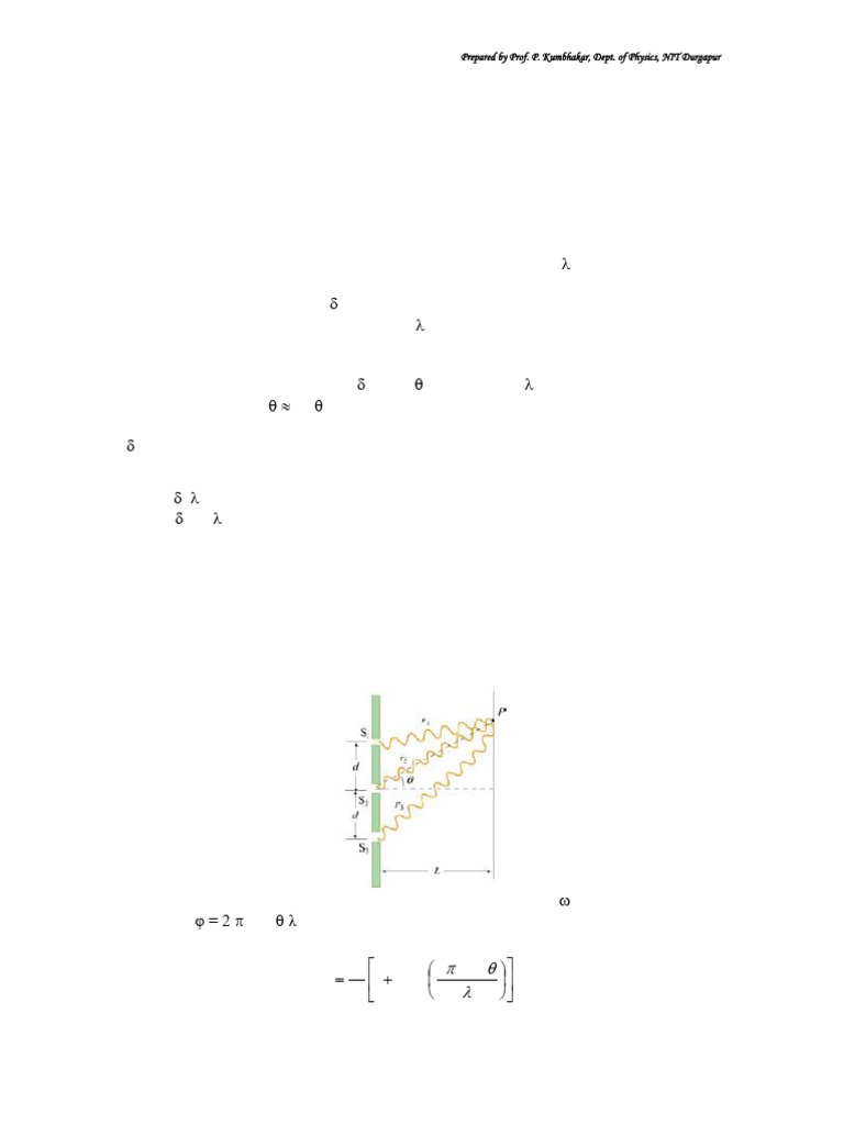 Interference Problems in Physics | PDF | Wavelength | Physics