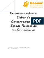 Ordenanza Conservacion Edificios