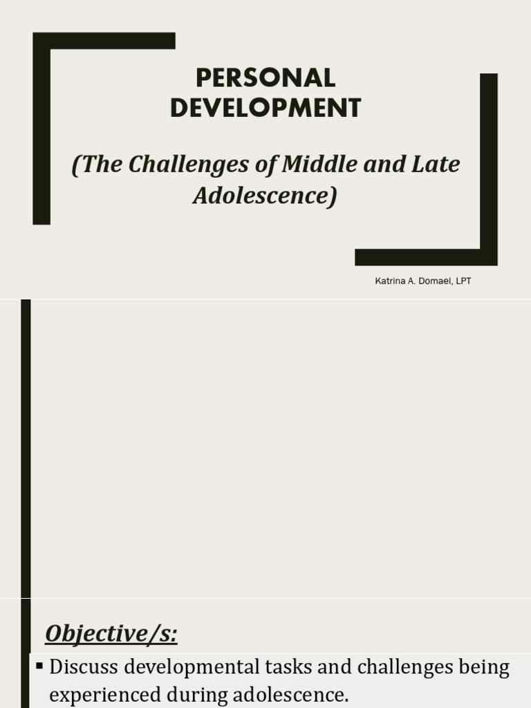 Adolescent Development Challenges Explained | PDF | Adolescence ...