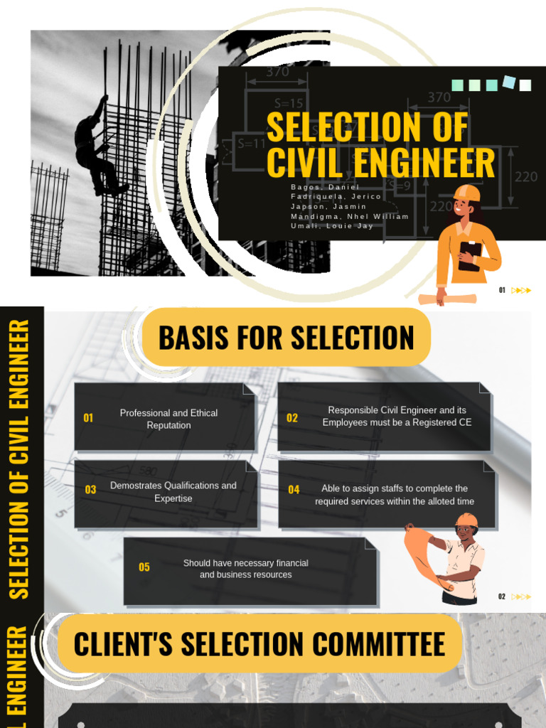 Civil Engineer Selection Procedures | PDF | Engineer | Business