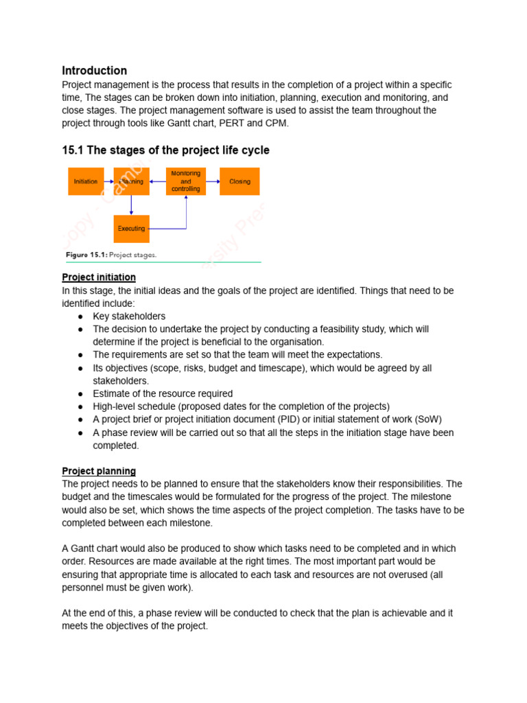 Project Management Life Cycle Explained | PDF | Project Management