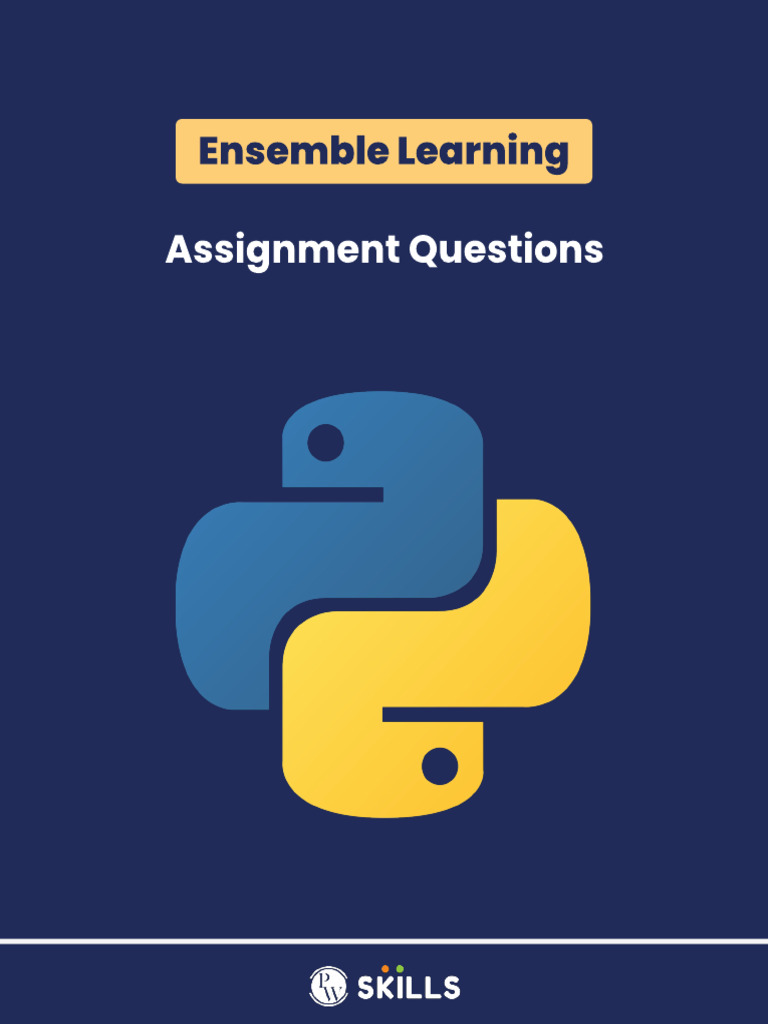 Ensemble Learning Assignment Questions | PDF | Mean Squared Error ...