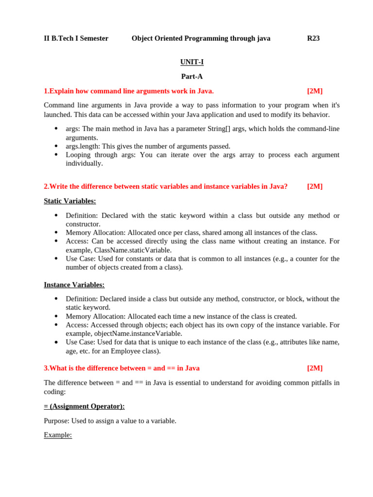 Java Assignment Operators Explained | PDF | Class (Computer Programming ...