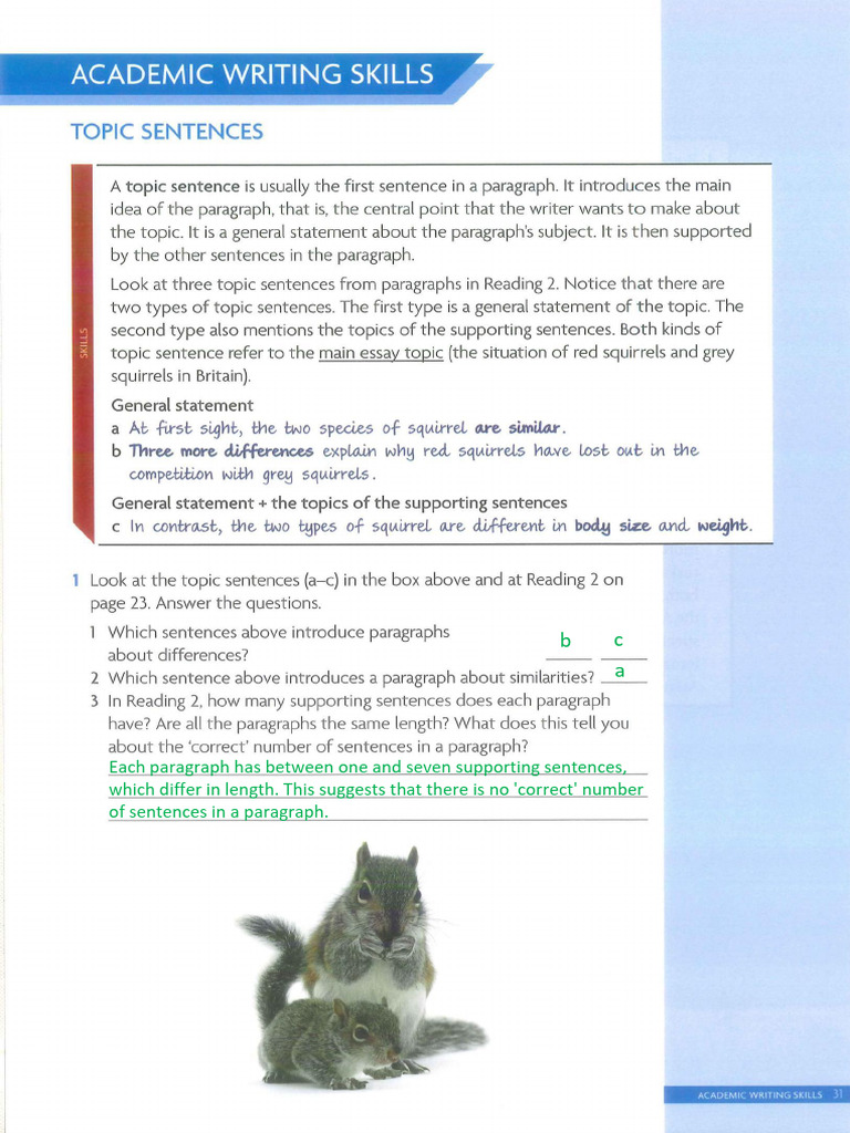 Unlock 3 Writing Unit 1 - Academic Writing Skills - Grading | PDF