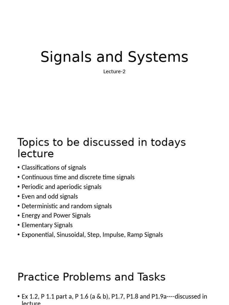 Lecture 2 | PDF