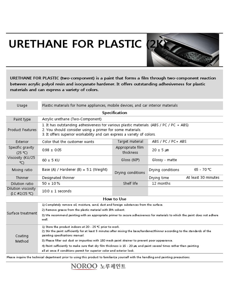 Transocean Urethanes for Plastic Coatings | PDF | Paint | Acrylic Paint